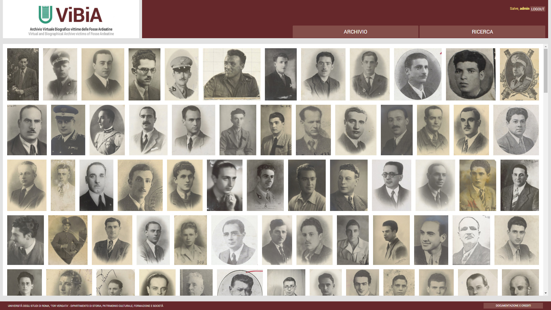 ViBiA, l’Archivio Virtuale Biografico delle vittime delle Fosse Ardeatine