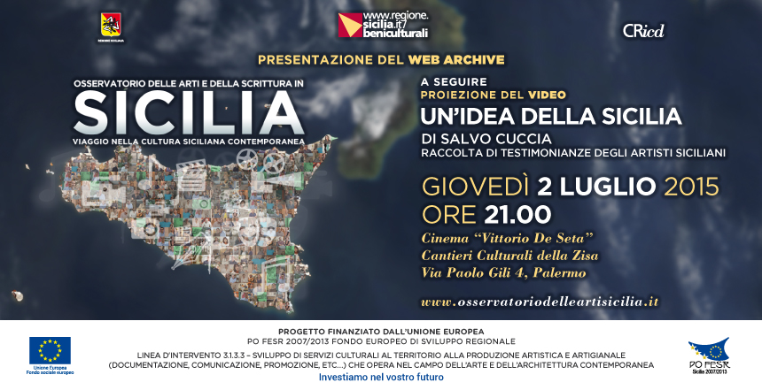 100 videointerviste per l'archivio audiovisivo della cultura siciliana contemporanea