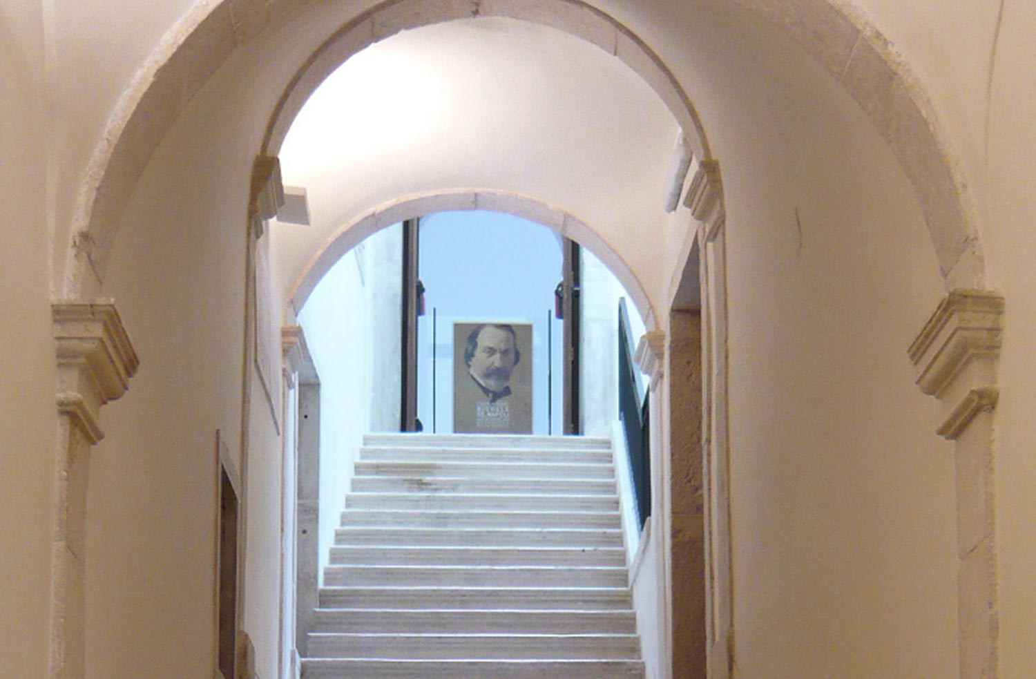 L'interno della pinacoteca