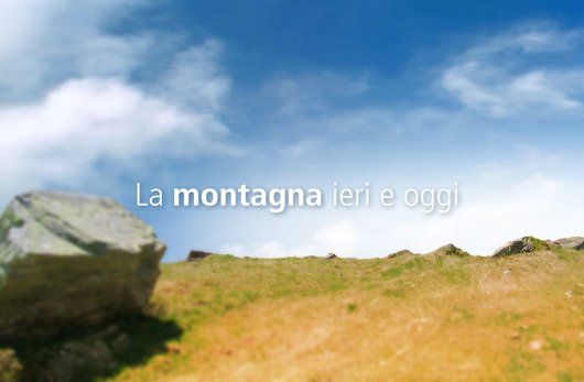 Video "La montagna ieri e oggi", fotogramma iniziale