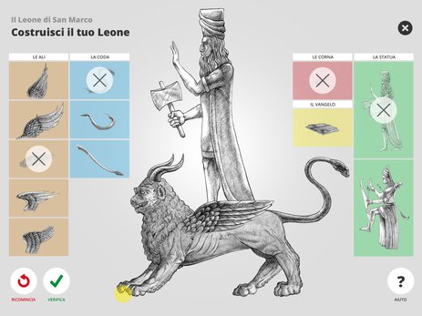 Gioco interattivo "Costruisci il tuo Leone"