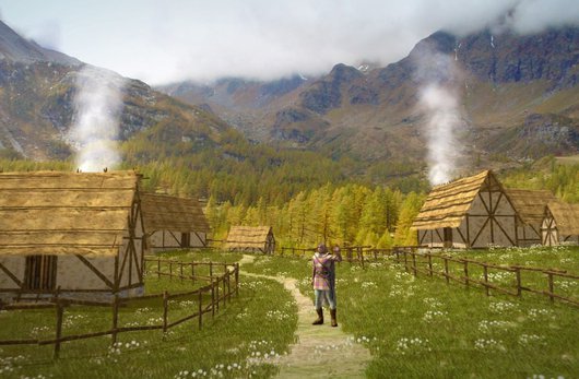 Video "La montagna ieri e oggi", fotogramma con ricostruzione 3D