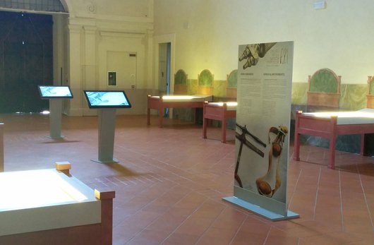 L'allestimento del museo