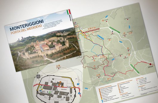 La brochure Monteriggioni porta del Medioevo