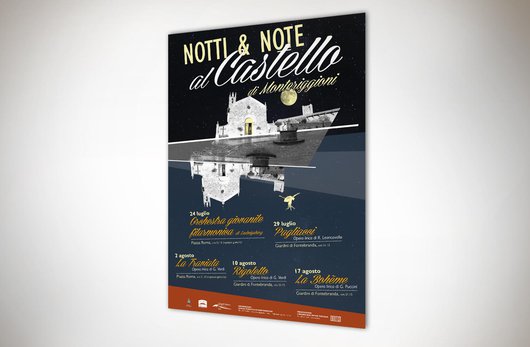 Manifesto Notti al Castello