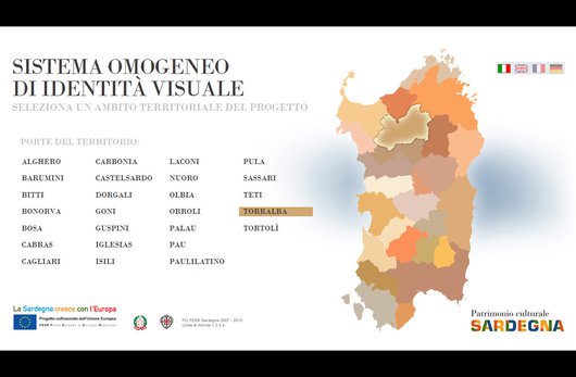 L'infopoint multimediale, accesso geografico