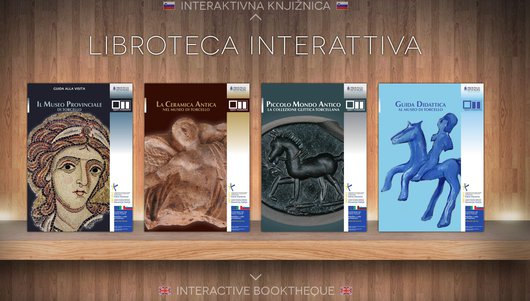 Libroteca interattiva, pagina principale