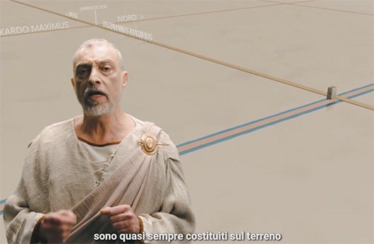 Fotogramma del video con il gromatico