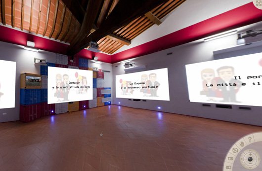 Virtual tour, la sala del Port Center