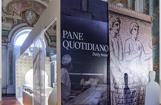 particolare di una stanza della mostra