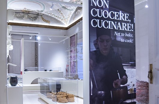 particolare di una stanza della mostra