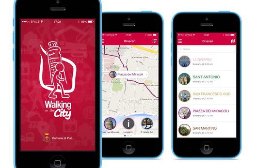 L'app "Walking in the City"
