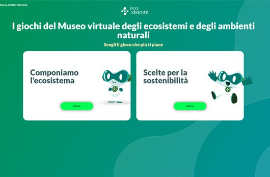 home page della sezione didattica