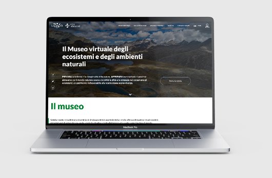 home page del sito web