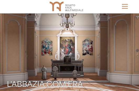 schermata del sito web