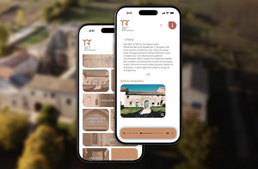 mockup della app